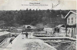 54)    FOUG  -  Les Travaux D' Agrandissement Du Port Du Canal - Foug