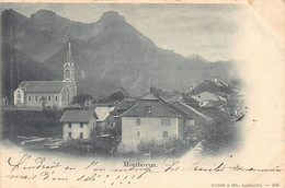 Montbovon (FR) Eglise Village - ED. Corbaz & Cie Lausanne - FR Fribourg