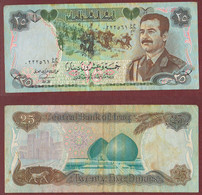 Iraq 25 Dinars Saddam Hussein - Irak