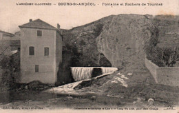 07 / BOURG SAINT ANDEOL / FONTAINE ET ROCHERS DE TOURNES - Bourg-Saint-Andéol