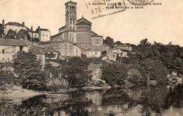 Delcampe - - 44 - CLISSON (Loire-Inf.) - L'Eglise Notre-Dame Et Les Bords De La Sèvre - - Clisson
