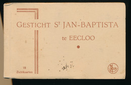 EEKLO  GESTICHT St JAN - BAPTISTA  TE EECLOO - BOEKJE MET 17 KAARTEN      2 SCANS - Eeklo