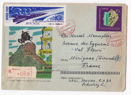 Lettre 1964  Russie Pour Mérignac Gironde, 2 Timbres - Brieven En Documenten