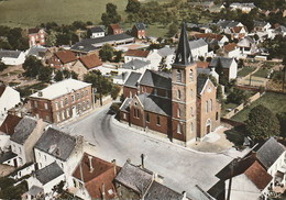 Marbaix-la-Tour : Le Centre Avec L'Eglise, Vue Aérienne - Ham-sur-Heure-Nalinnes