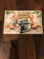 Chateau Thierry * Carte à Système Ancienne Complète * Enfants Vélos Cycle - Chateau Thierry