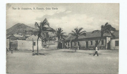 St.vincent Cabo Verde Unused Rue De Coqueiros Postcard - San Vicente Y Las Granadinas