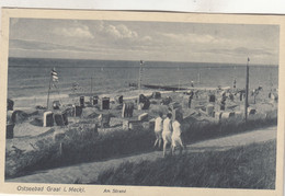 A7922) Ostseebad GRAAL I. Meckl. - Am Strand - Strandkörbe Promenade Mit Männern In Weiß ALT - Graal-Müritz