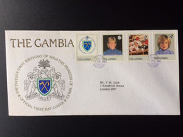 GAMBIA 1982 FDC 21ST BIRTHDAY DIANA - Gambie (1965-...)