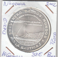 E2713 MONEDA NICARAGUA 10 CORDOBAS 2002 PLATA PROOF 38 - Nicaragua