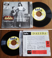 RARE French EP 45t RPM BIEM (7") DALIDA (Logo Barclay Encerclé, 1957) - Collector's Editions