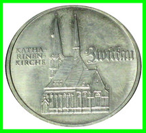 ( GERMANY ) REPUBLICA DEMOCRATICA DE ALEMANIA ( RDA ) MONEDA DE 5-DM AÑO 1989 -ALEMANIA DDR - 5 DM (KATHARINKIRCHE ZWITK - 5 Marchi