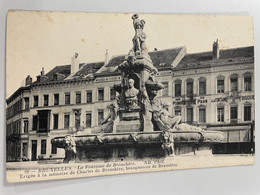CPA - BRUXELLES : La Fontaine De Brouckère - Monumentos, Edificios