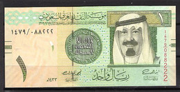 BILLET DE BANQUE ARABIE SAOUDITE 1 RIYAL 2012 PICK 31c NEUF UNC - Arabia Saudita
