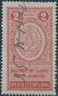 POLONIA-POLAND-POLSKA,Revenue Stamp Fiscal Tax 2MARKI(OPLATA STEMPLOWA)Used - Steuermarken