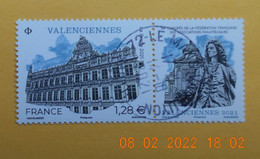 FRANCE 2021    VALENCIENNES    Timbre  Neuf   CACHET  ROND - Used Stamps