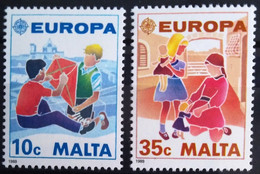 EUROPA 1989 - MALTE                   N° 795/796                        NEUF** - 1989