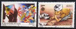 EUROPA 1989 - YOUGOSLAVIE                   N° 2222/2223                        NEUF** - 1989