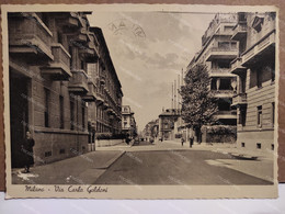 Italy Cartolina Milano Via CARLO GOLDONI. Spedita 1947 - Torre Del Greco