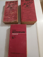 03 Guides Michelin- France-1954/1963/1989 - Michelin (guides)