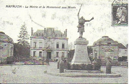 CPA Reproduction : Arpajon : La Mairie Et Le Monument Aux Morts -  Collection "Cartes D'Autrefois" - Arpajon