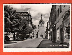 QAE-19 Le Locle Rue Du Temple  . Grand Format.  Circulé 1969 . Nicolet 218 - Le Locle