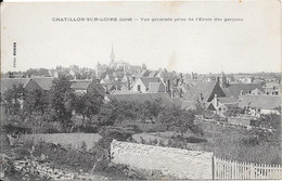 CHATILLON-SUR-LOIRE : Vue Générale Prise De L'Ecole Des Garçons - Chatillon Sur Loire