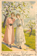 ILLUSTRATEUR - MAILICK - DEUX FEMMES - PAYSAGE - "FROHLICHE PFINGSTEN" - SERIE 4822 - Mailick, Alfred