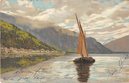 ILLUSTRATEUR - MAILICK - PAYSAGE MONTAGNE, LAC, BATEAU - SERIE 139 - Mailick, Alfred