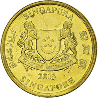 Monnaie, Singapour, 5 Cents, 2013 - Singapour