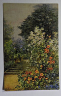 All In A Garden Fair Tuck's Oilette Post Card No 3343 A L Pressland Textured Not Posted  EX - Peintures & Tableaux