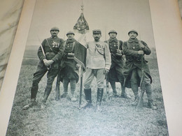 PHOTO DRAPEAU DE MARCHE DE LA LEGION ETRANGERE  1918 - Flags