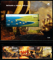 XH0222 Portugal 2021 Battle Of Salgar, Etc. 3V + M MNH - Ungebraucht