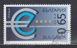 Bulgaria 2002 - The Euro - The Single European Currency, Mi-Nr. 4543, Used - Oblitérés