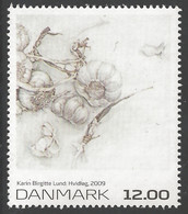 Denmark - Garlic (drawing By Karin Brigitte Lund (1946), MINT, 2009 - Vegetables