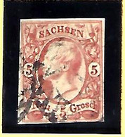 SACHSEN - SAXE - Michel N°12 - OBLITÉRÉ - Sachsen