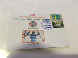 (1G 8) Beijing 2022 Olympic Winter Games - Gold Medal To Sweden - Jonna Sundling - Winter 2022: Beijing