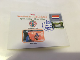 (1G 8) Beijing 2022 Olympic Winter Games - Gold Medal To Netherlands - Kjeld Nuis - Invierno 2022 : Pekín