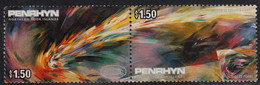 PENRHYN ISL.  SCOTT NO 334-35  MNH  YEAR  1986 - Penrhyn