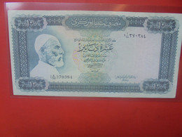 LIBYE 10 DINARS 1971-72 Circuler (B.26) - Libyen