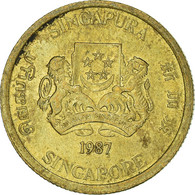 Monnaie, Singapour, 5 Cents, 1987 - Singapour