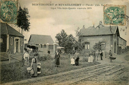 Bertincourt * Ruyaulcourt * La Gare Du Village * Le Passage à Niveau * Ligne Chemin De Fer - Bertincourt