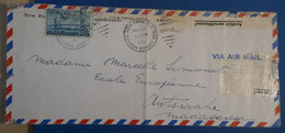 AQ7 ETATS UNIS  BELLE LETTRE  1951   POUR  MADAGASCAR  +++ +AFFRANCH. INTERESSANT - Lettr - Brieven En Documenten