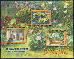 Nouvelle Calédonie 2004 - Salon Du Timbre Paris Parc Floral - Le Santal - Flore - YT BF 33  Neuf ** - Hojas Y Bloques