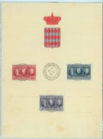 84123 -  MONACO - Official CARD With SPECIAL POSTMARK - 1928 - Covers & Documents