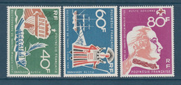 ⭐ Polynésie Française - Poste Aérienne - YT PA N° 22 à 24 * - Neuf Avec Charnière - 1968 ⭐ - Neufs