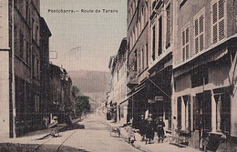 PONTCHARRA                                ROUTE DE TARARE                    CARTE TOILEE - Pontcharra-sur-Turdine