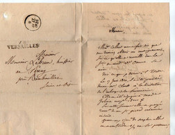 TB 3076 - 1826 - LAC - Lettre De VERSAILLES Pour LE PERRAY Près RAMBOUILLET - 1801-1848: Voorlopers XIX