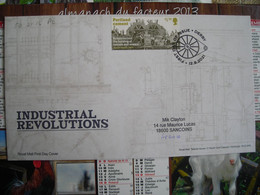 FDC Industrial Revolutions, Révolutions Industrielles, Portland Cement, Ciment Portland, Derby - 2011-2020 Ediciones Decimales