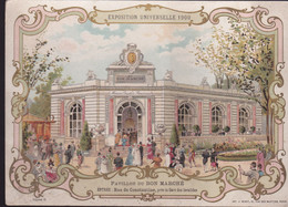 CHROMOS - MAGASINS - PAVILLON DU BON MARCHÉ -  EXPOSITION UNIVERSELLE 1900 - Au Bon Marché