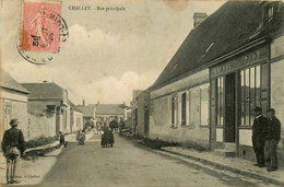 Challet * La Rue Principale Du Village * Commerce Magasin LAUNAY PLOT * Villageois - Autres & Non Classés